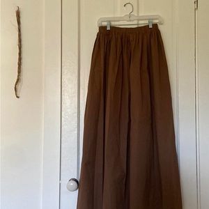 Dissh Brown Maxi Skirt